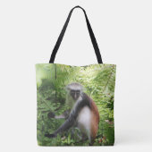 Monkey Canvas tas (Achterkant)