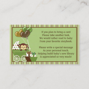 Monkey Carriage v1 Boekaanvragen in plaats van een Informatiekaartje