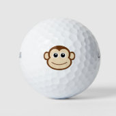 Monkey Cartoon Golfballen (Voorkant)
