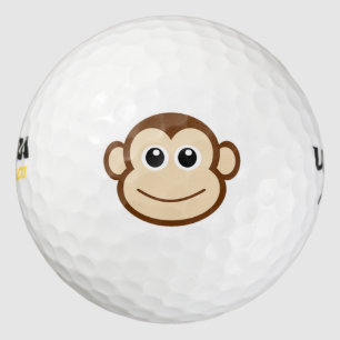Monkey Cartoon Golfballen