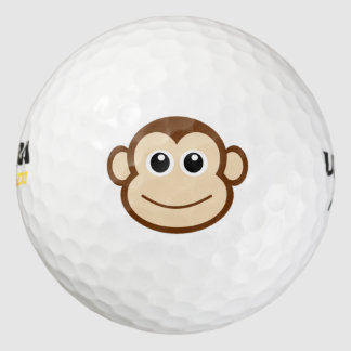 Monkey Cartoon Golfballen