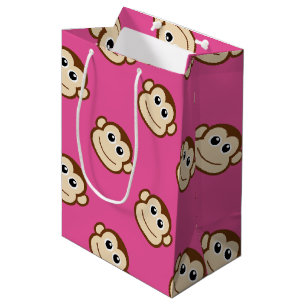 Monkey Cartoon Medium Cadeauzakje