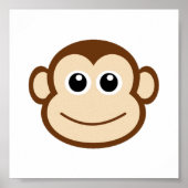 Monkey Cartoon Poster (Voorkant)