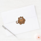 Monkey cartoon sticker (Envelop)