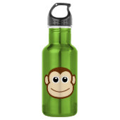 Monkey Cartoon Waterfles (Voorkant)