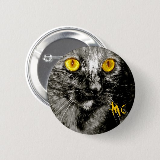 Monkey Cat Button (Voorkant /achterkant)