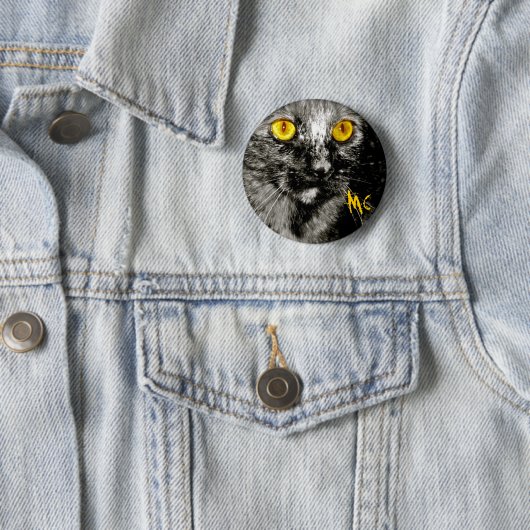 Monkey Cat Button (In situ)