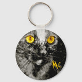 Monkey Cat Sleutelhanger (Voorkant)