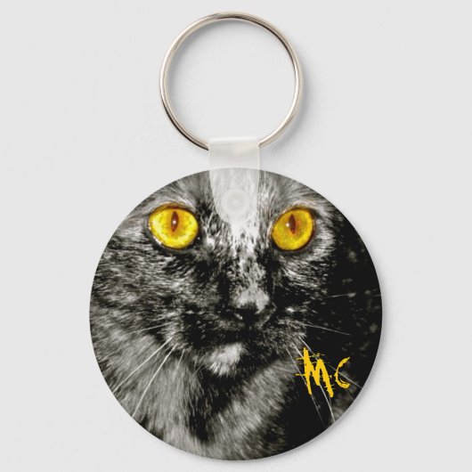 Monkey Cat Sleutelhanger (Voorkant)