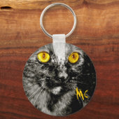 Monkey Cat Sleutelhanger (Voorkant)