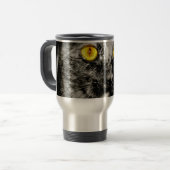 Monkey Cat Travel Mug Reisbeker (Voorkant links)