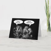 Monkey Chimp Funny Family Reunion Invitation Kaart (Voorkant)