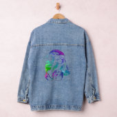 Monkey Chimp met zonnebrillen en hoofdtelefoons Denim Jacket (Hangar)