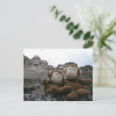 monkey_chimp_rushmore.JPG Briefkaart (Staand voorkant)