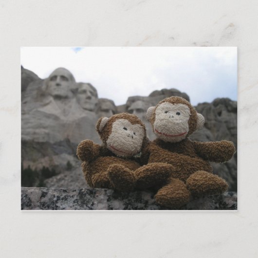 monkey_chimp_rushmore.JPG Briefkaart (Voorkant)