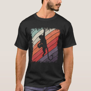 Monkey Chimpansee Ape Zoo Dierlijke Retro T-shirt