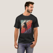 Monkey Chimpansee Ape Zoo Dierlijke Retro T-shirt (Voorkant volledig)