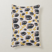 Monkey Chimpansee & Banana Pattern Accent Kussen (Voorkant(Verticaal))
