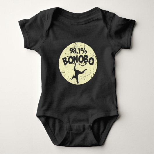 Monkey Chimpansee Bonobo DNA Romper (Voorkant)