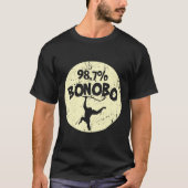 Monkey Chimpansee Bonobo DNA T-shirt (Voorkant)