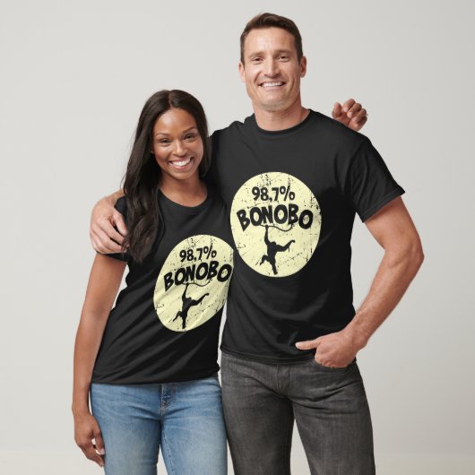 Monkey Chimpansee Bonobo DNA T-shirt (Unisex)