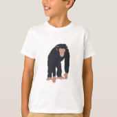 Monkey Chimpansee T-shirt (Voorkant)