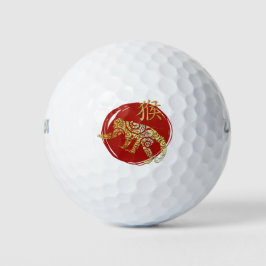Monkey Chinese Zodiac Horoscoop sterrenbeeld Golfballen