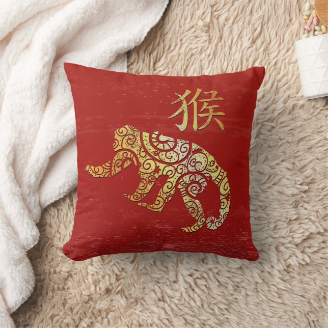 Monkey Chinese Zodiac Horoscoop sterrenbeeld Kussen (Deken)