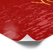 Monkey Chinese Zodiac Horoscoop sterrenbeeld Perfect Poster (Hoek)