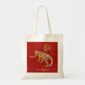 Monkey Chinese Zodiac Horoscoop sterrenbeeld Tote Bag (Voorkant)
