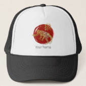 Monkey Chinese Zodiac Horoscoop sterrenbeeld Trucker Pet (Voorkant)