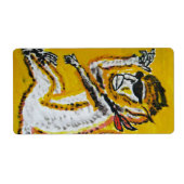 Monkey Circus Art Etiket (Voorkant)