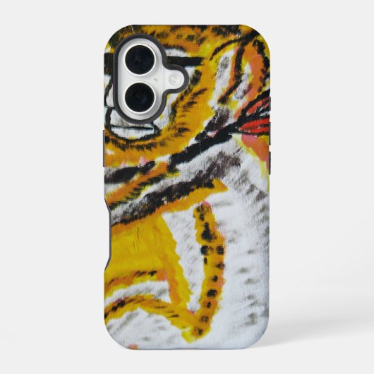 Monkey Circus Art iPhone 16 Hoesje (Achterkant)