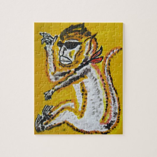 Monkey Circus Art Legpuzzel (Verticaal)