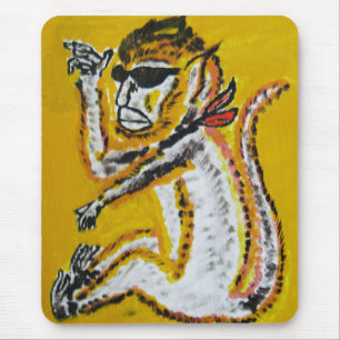 Monkey Circus Art Muismat