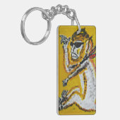 Monkey Circus Art Sleutelhanger (Voorkant Links)