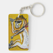 Monkey Circus Art Sleutelhanger (achterkant)