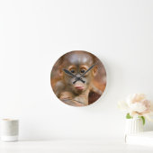 Monkey Clock Ronde Klok (Huis)