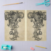 Monkey Corbel Junk Journal Element Tissuepapier (Craft)