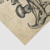 Monkey Corbel Junk Journal Element Tissuepapier (Detail)