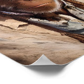 Monkey Cowboy Portrait Poster (Hoek)