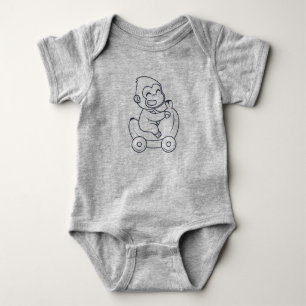Monkey-cut Romper