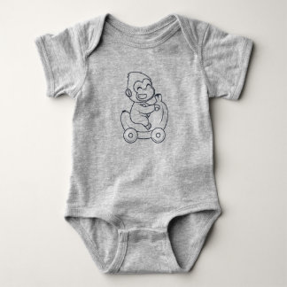 Monkey-cut Romper