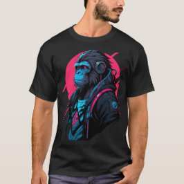 Monkey cyberpunk t-shirt