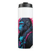 Monkey cyberpunk thermosbeker (Voorkant)