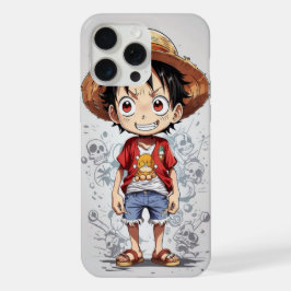 Monkey D. Luffy Chibi Koning iPhone 15 Pro Max Case