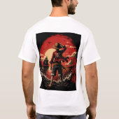 Monkey D. Luffy Geïnspireerd Anime T-Shirt – Krach (Achterkant)