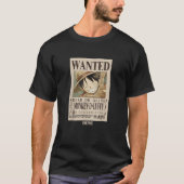 Monkey D. Luffy Wanted Poster: 1.5 Billion Berries T-shirt (Voorkant)
