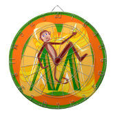 Monkey Dartboard Dartbord (Voorkant)