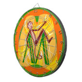 Monkey Dartboard Dartbord (Voorkant Rechts)
